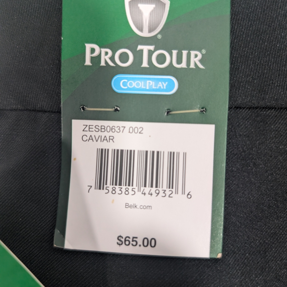 Pro Tour Cool Play Men's Golf Pants - Black